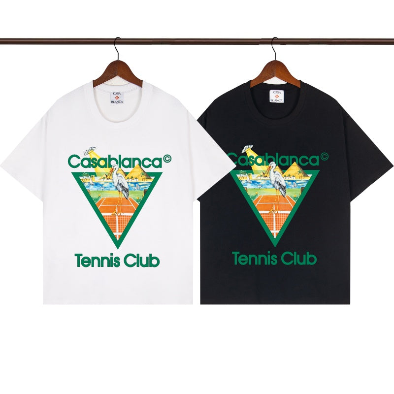 Casablanca T SHIRTS High-quality pure cotton streetwear