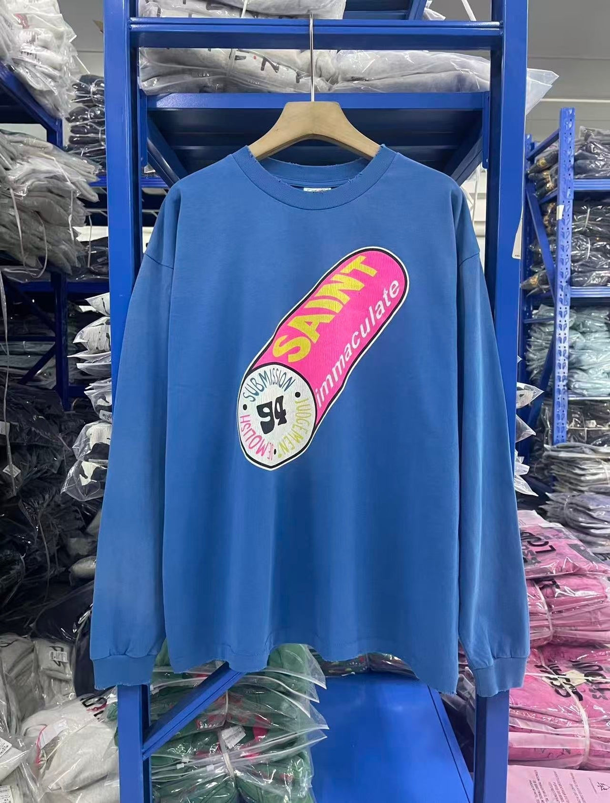 Saint Michael long sleeve shirts Premium-quality pure cotton streetwear for autumn