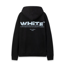 OW three-dimensional incomplete letter pattern pullover hooded sweater