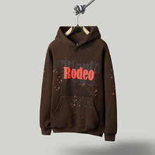 Travis Scott T Shirts FW24 DAYS BEFORE RODEO peripherals spider web print plush hooded sweatshirt