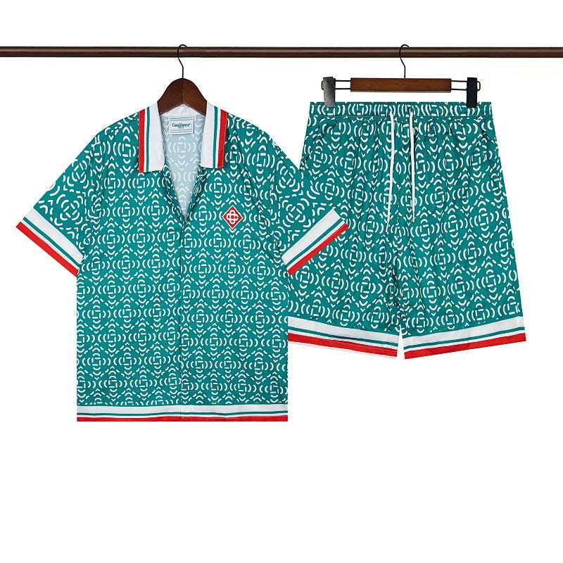 Casablanca Beach Shirt & Shorts Set Casual Summer Vacation/Travel Wear (Sold Separately)