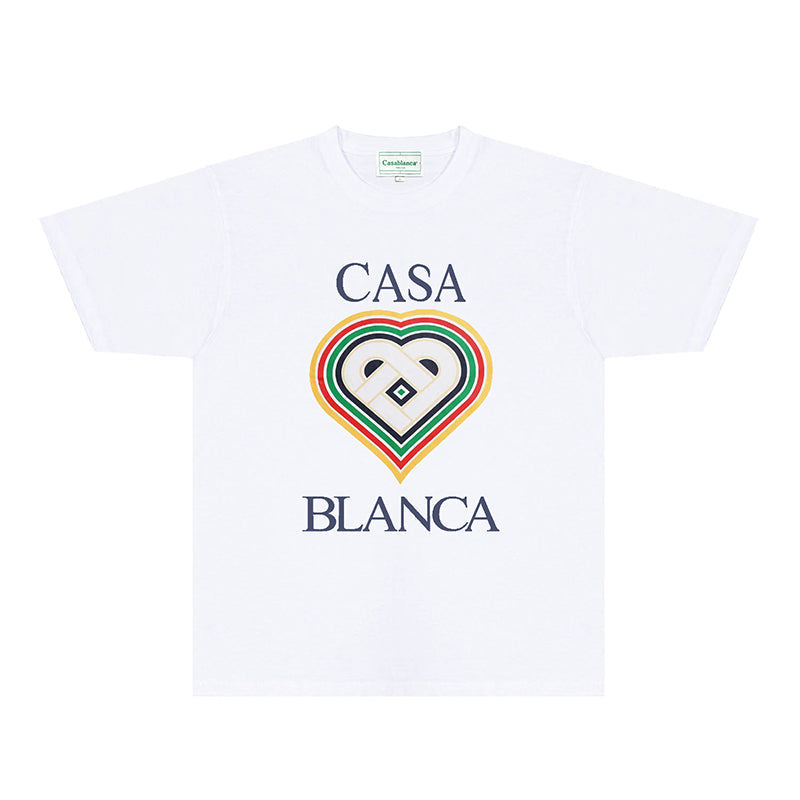 Casablanca T Shirts Street High-quality pure cotton