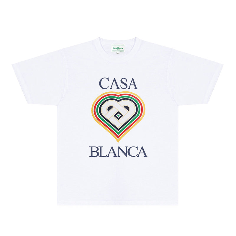 Casablanca T Shirts Street High-quality pure cotton