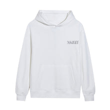 Amiri Hoodie Italic lettering intertwined with floral motifs