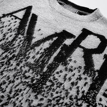 Amiri sweater Round-neck ink-wash painting style