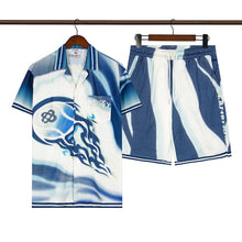 Casablanca Beach Shirt & Shorts Set Casual Summer Vacation/Travel Wear (Sold Separately)