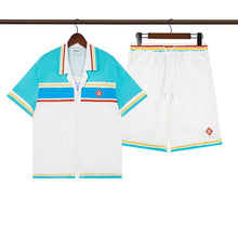 Casablanca Beach Shirt & Shorts Set Casual Summer Vacation/Travel Wear (Sold Separately)