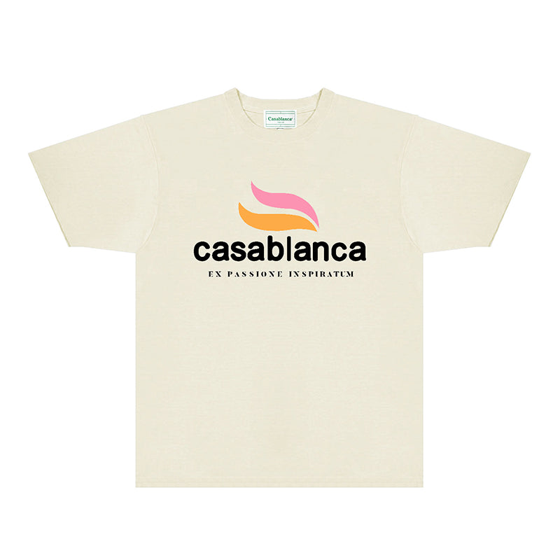 Casablanca T Shirts Street High-quality pure cotton
