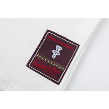 Travis Scott T Shirts x Mitchell x Ness Texas Longhorns Hand-Drawn collaboration short-sleeve