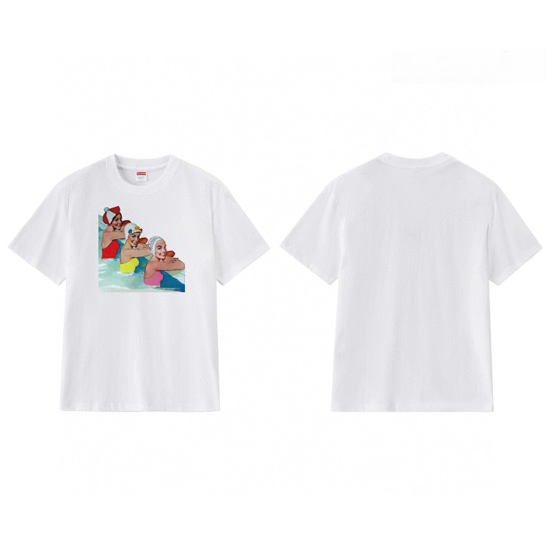 Supreme T Shirts pure cotton fashion apparel