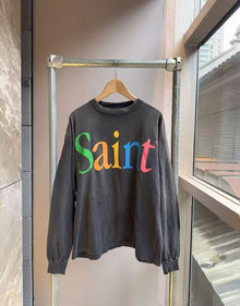 Saint Michael long sleeve shirts Premium-quality pure cotton streetwear for autumn