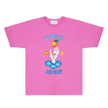 Casablanca T Shirts Street High-quality pure cotton