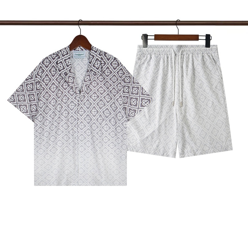 Casablanca Beach Shirt & Shorts Set Casual Summer Vacation/Travel Wear (Sold Separately)