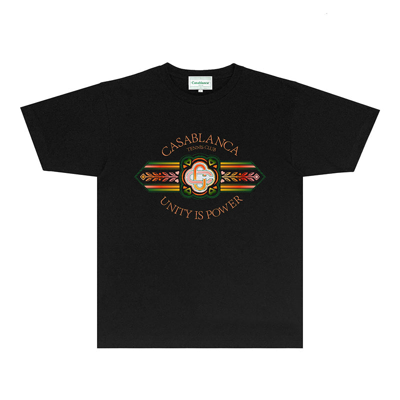Casablanca T Shirts Street High-quality pure cotton
