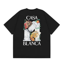 Casablanca T SHIRTS High-quality pure cotton streetwear