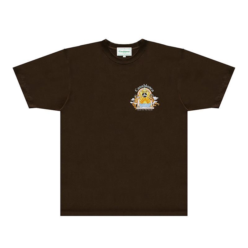 Casablanca T Shirts Street High-quality pure cotton