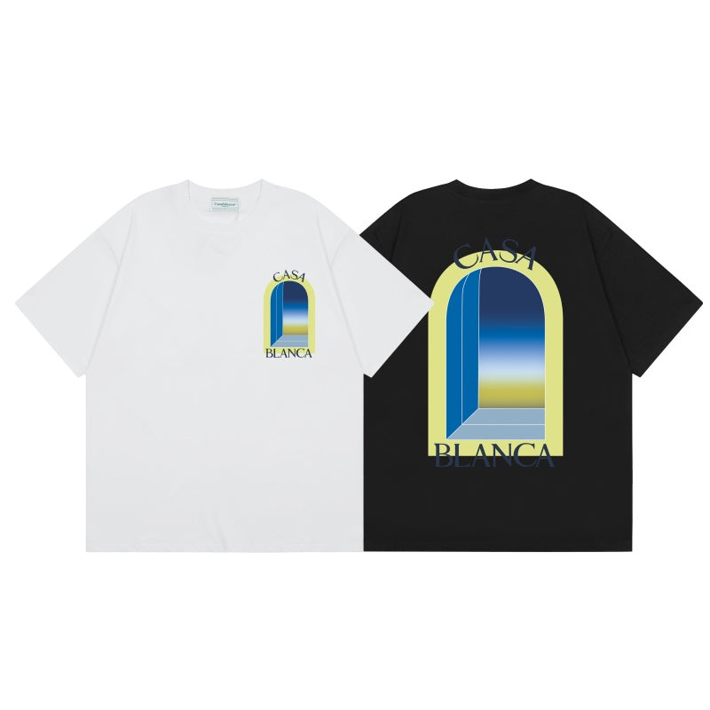 Casablanca T SHIRTS High-quality pure cotton streetwear