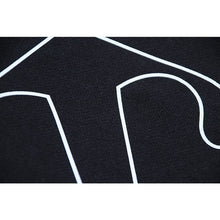 OW Sanskrit alphabet arrow print hooded sweater