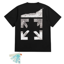 OFF WHITE T SHITRS High-quality 100% pure cotton streetwear