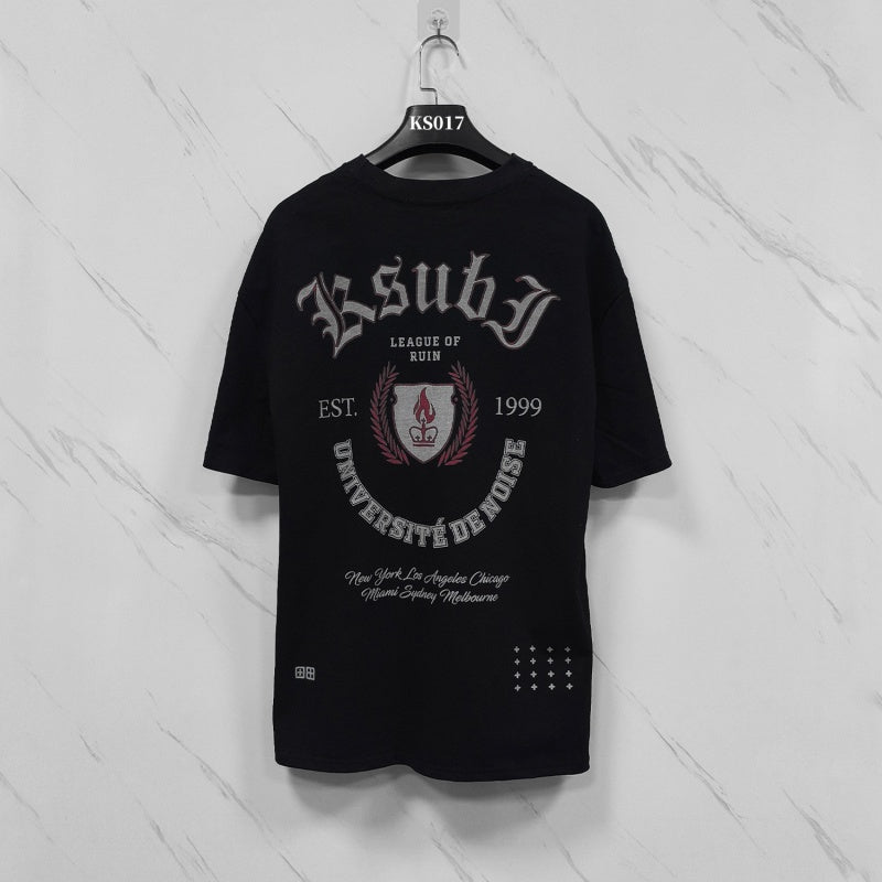 KSUBI T SHIRTS High-quality 260g 32-count double-yarn pure cotton streetwear—suitable for all seasons.