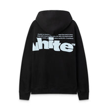 OW three-dimensional letter print pattern pullover hooded sweater