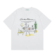 Casablanca T SHIRTS High-quality pure cotton streetwear