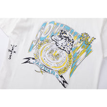 Travis Scott T Shirts x Mitchell n Ness Southern University Jaguars Hand-Drawn Short Sleeve