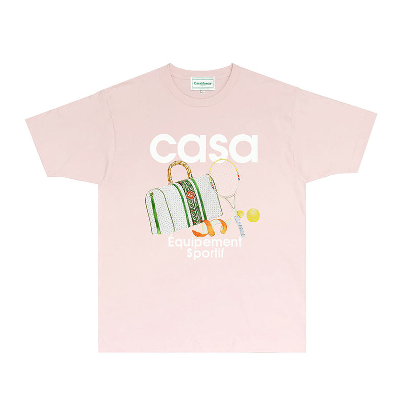 Casablanca T Shirts Street High-quality pure cotton