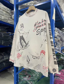 Saint Michael long sleeve shirts Premium-quality pure cotton streetwear for autumn