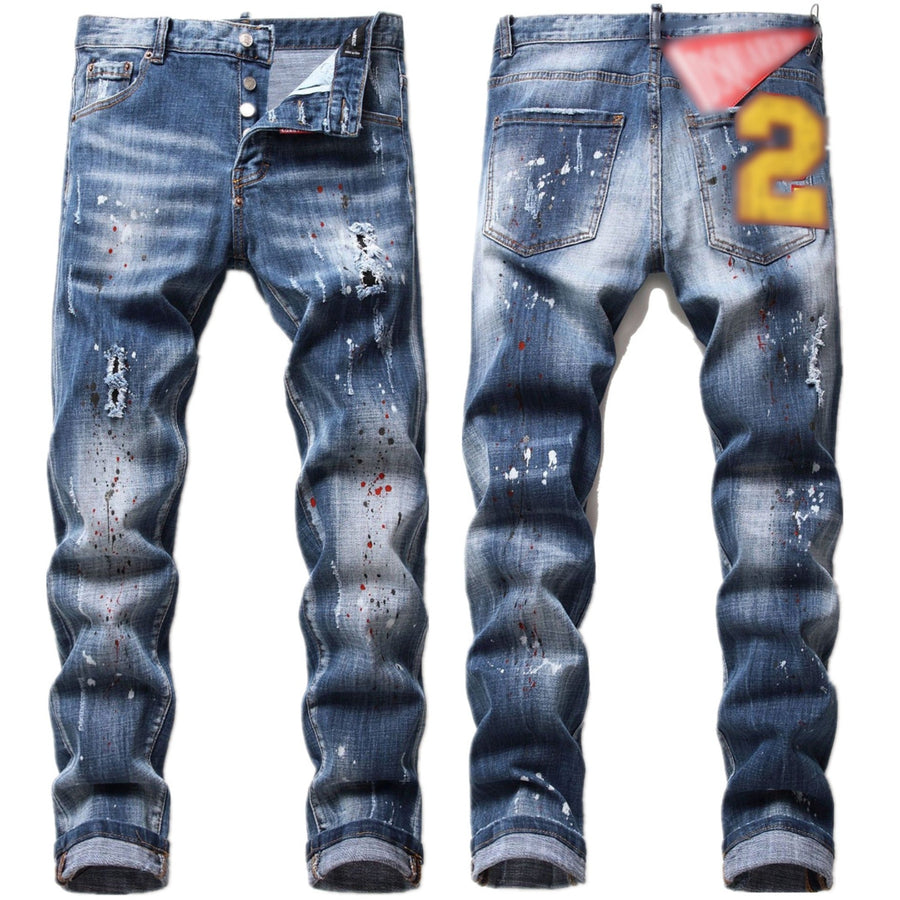 DSQ2 Jeans Ripped Stretch Jeans