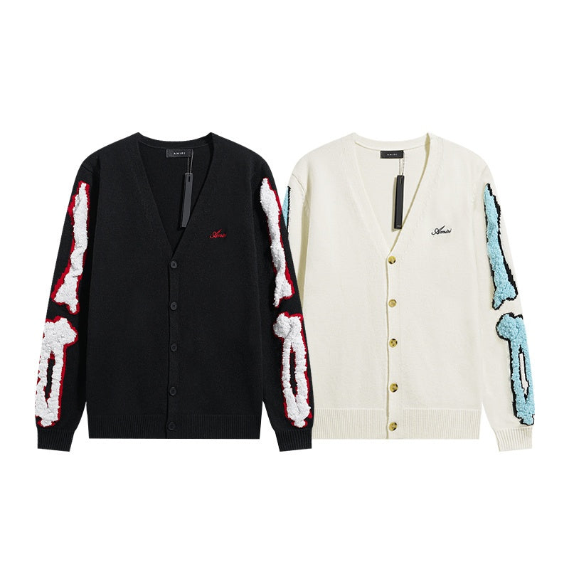 Amiri sweater V-neck with buttons