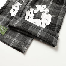 Denim Tears Long-Sleeved Shirt & Suit Pants 2 Piece Set Kapok Plaid