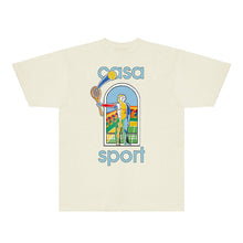 Casablanca T Shirts Street High-quality pure cotton