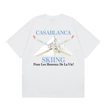 Casablanca T SHIRTS High-quality pure cotton streetwear