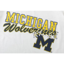 Travis Scott T Shirts x Mitchell x Ness Michigan Wolverines Hand-Drawn Short Sleeve