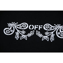 OW Cashew Flower Arrow Pattern Hooded Sweater