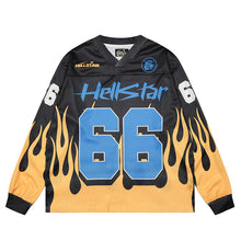 HS Long Sleeve Shirts Hip-hop loose oversize