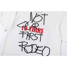 Travis Scott T Shirts FW24 DAYS BEFORE RODEO merchandise with English print on the back short-sleeved shirt