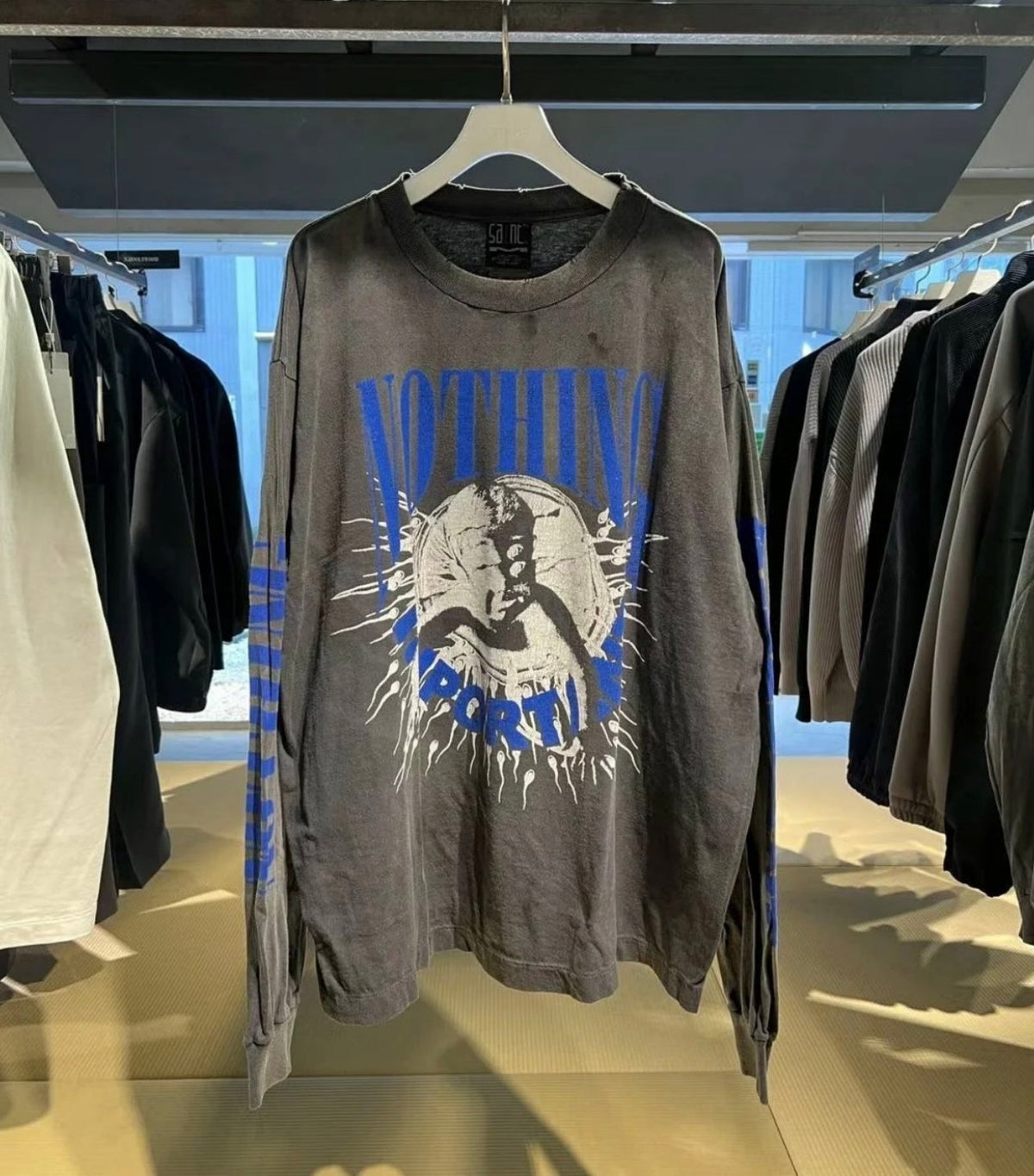 Saint Michael long sleeve shirts Premium-quality pure cotton streetwear for autumn
