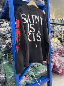 Saint Michael long sleeve shirts Premium-quality pure cotton streetwear for autumn