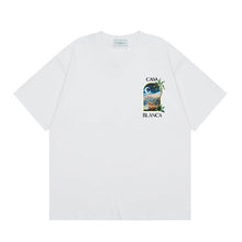 Casablanca T SHIRTS High-quality pure cotton streetwear