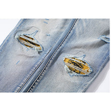 Amiri Jeans Ripped Patch Slim-Fit Stretch Slim-Fit Jeans