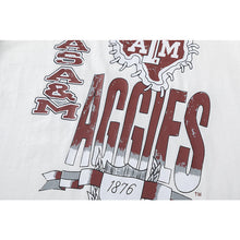 Travis Scott T Shirts x Mitchell x Ness Texas AM Aggies Hand-Drawn Short Sleeve