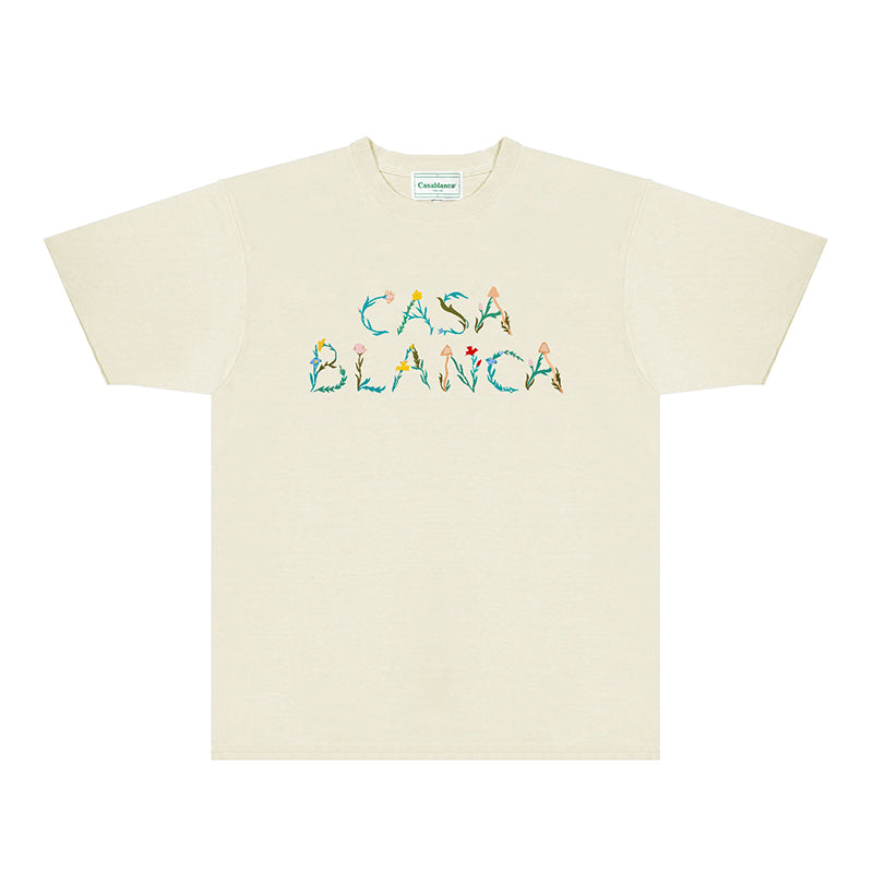 Casablanca T Shirts Street High-quality pure cotton