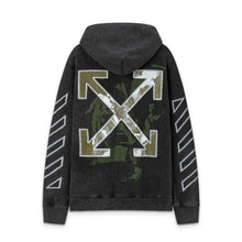 OW oil painting portrait pattern pullover hooded sweater