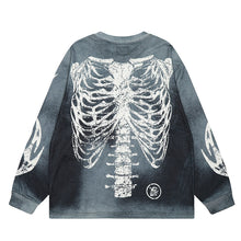 HS Long Sleeve Shirts Hip-hop loose oversize