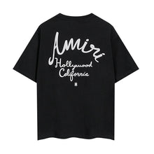 Amiri T Shirts Red text