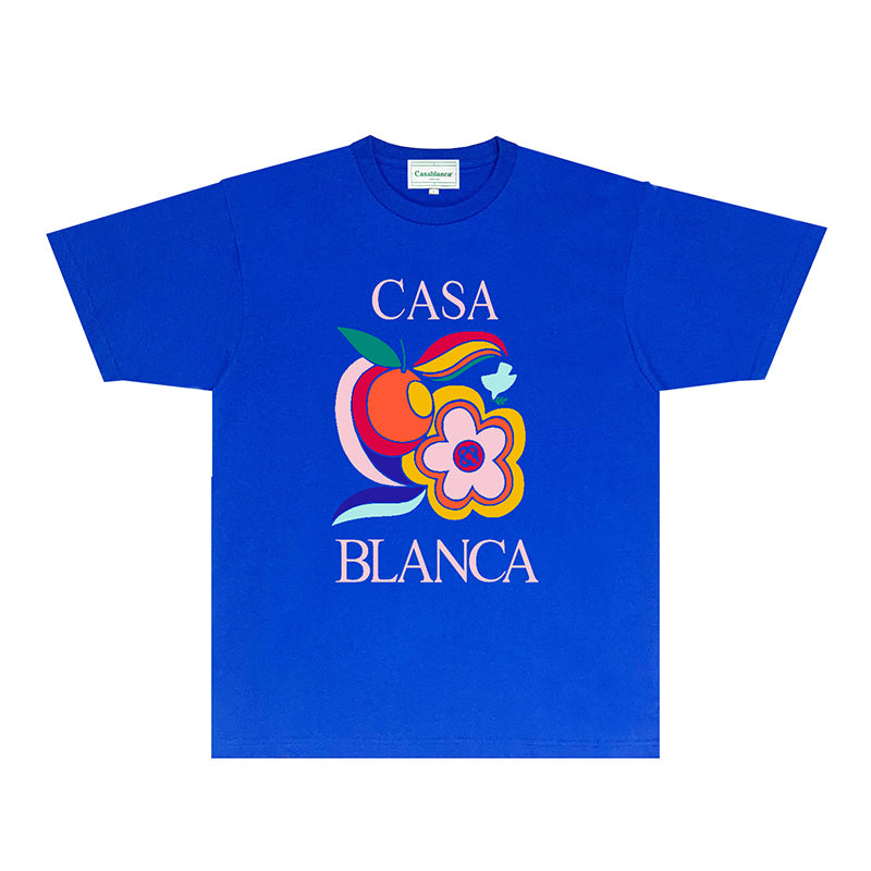 Casablanca T Shirts Street High-quality pure cotton