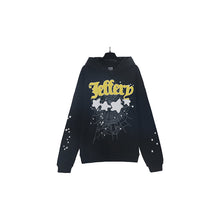 Sp5der Hoodie Cobweb Puff Print Pure Cotton