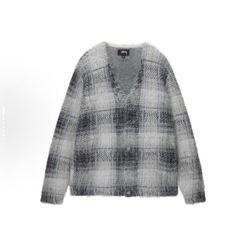 Stussy Sweater High-quality knitwear for autumn winter stripe